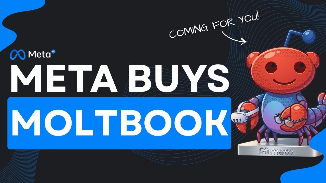 Meta Buys Moltbook, DeepSeek V4 This Week, Google's New Models & More!