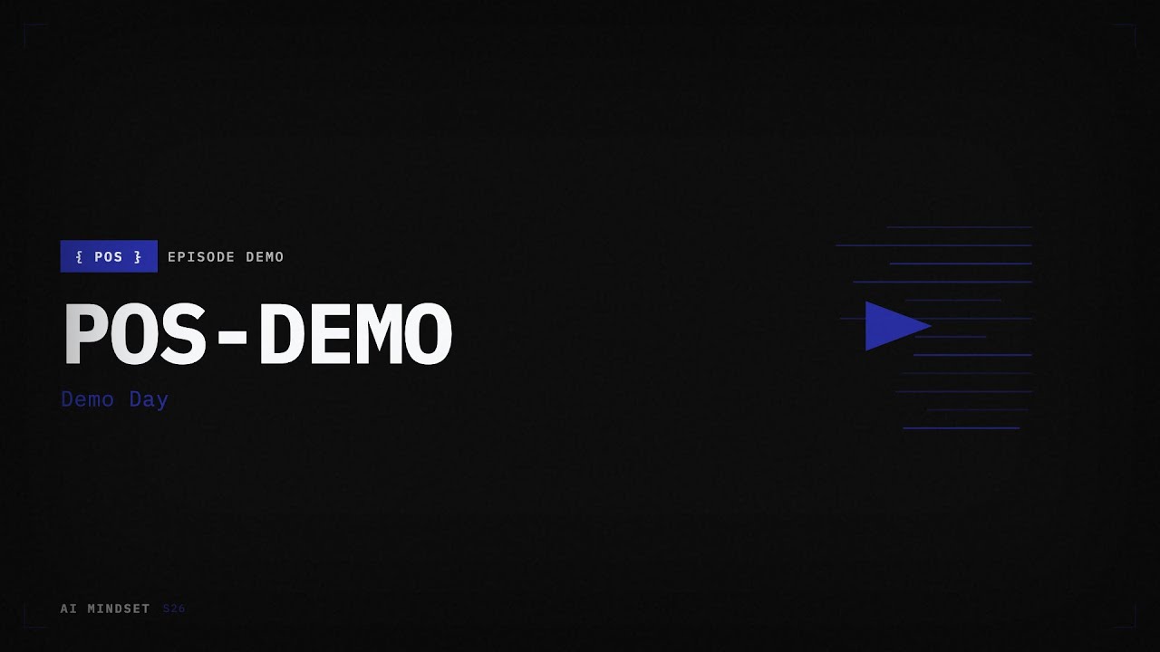 POS Demo Day — финальные презентации участников POS Sprint | AI Mindset