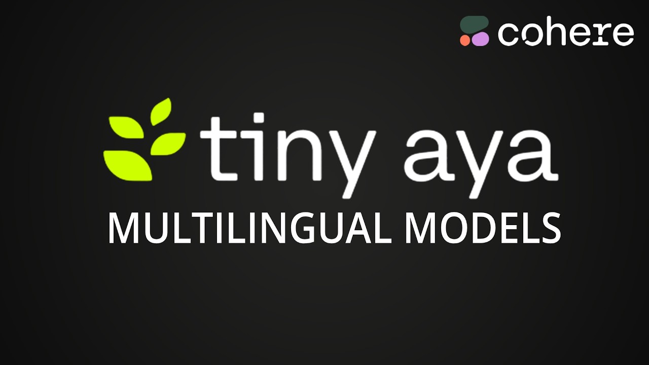 Tiny Aya - Cohere's Mini Multilingual Models