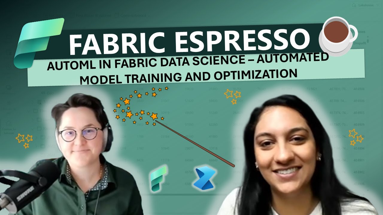 AutoML in Fabric Data Science - automated model training and optimization (do more with less work!)