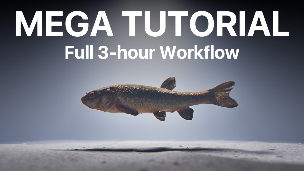 Learn how to animate and render a fish in Blender! (Beginner friendly)