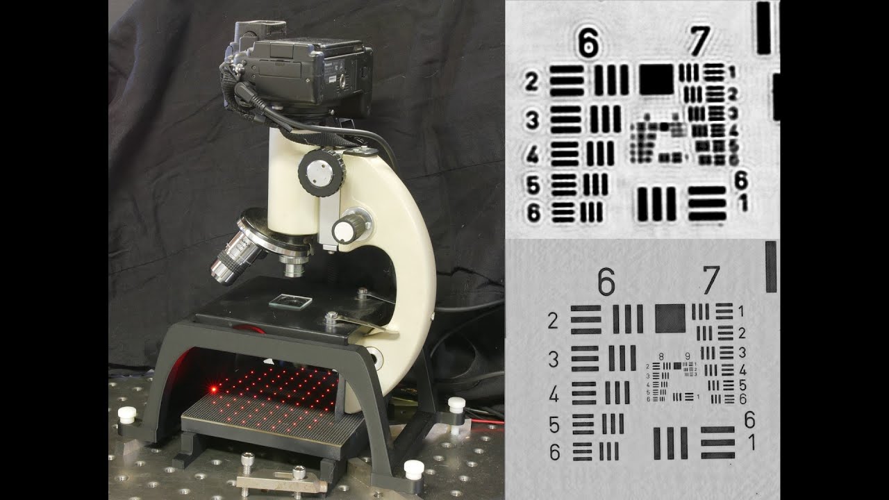 Dramatically improve microscope resolution with an LED array and Fourier Ptychography