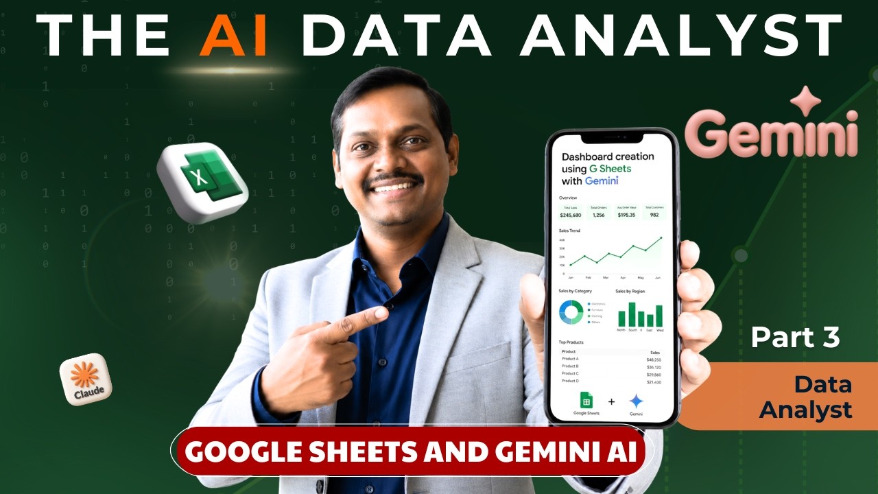 Google Sheets & Gemini AI: The Alternative AI Data Analyst[Part 3]