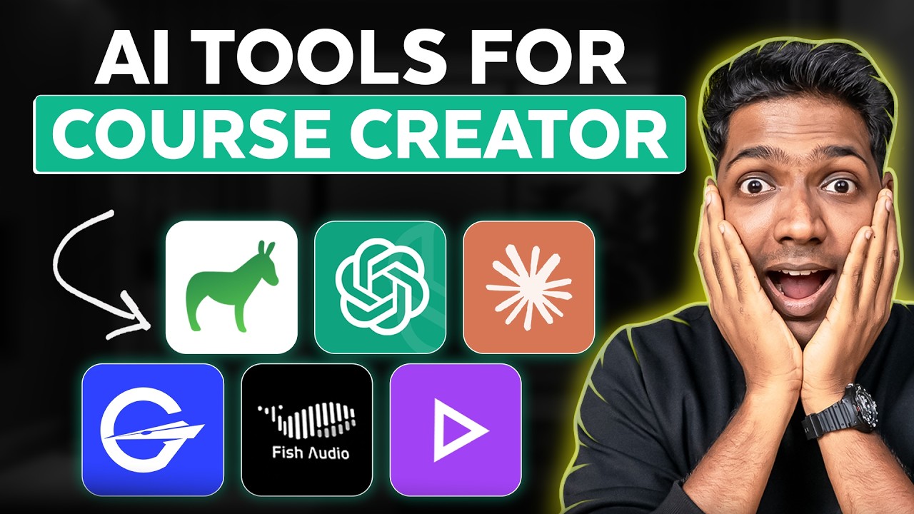 Create Online Courses 10X Faster Using AI 🚀