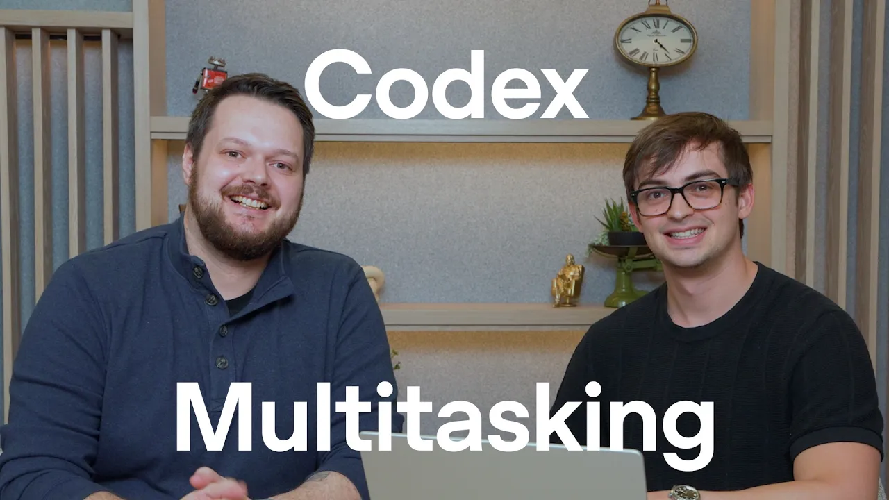 Multitasking with the Codex app