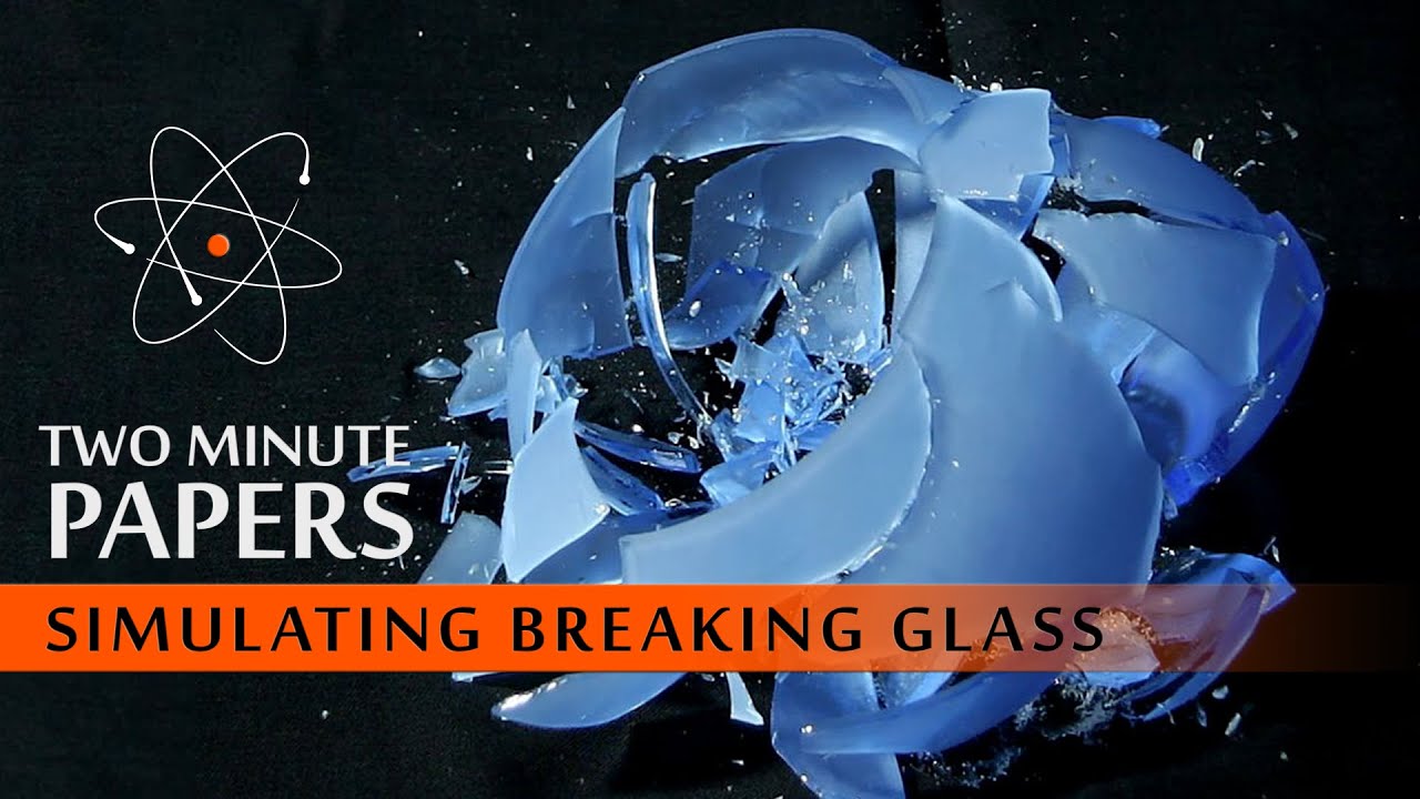 Simulating Breaking Glass | Two Minute Papers #4