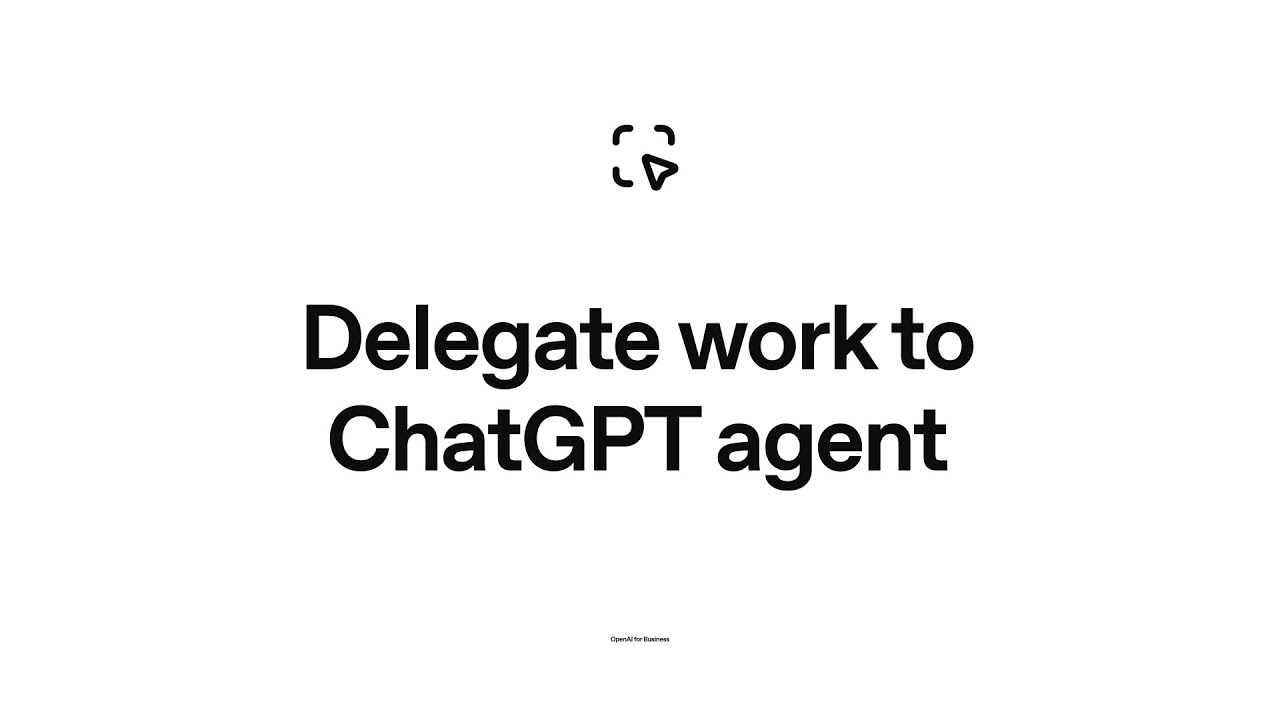 Delegate work to ChatGPT agent
