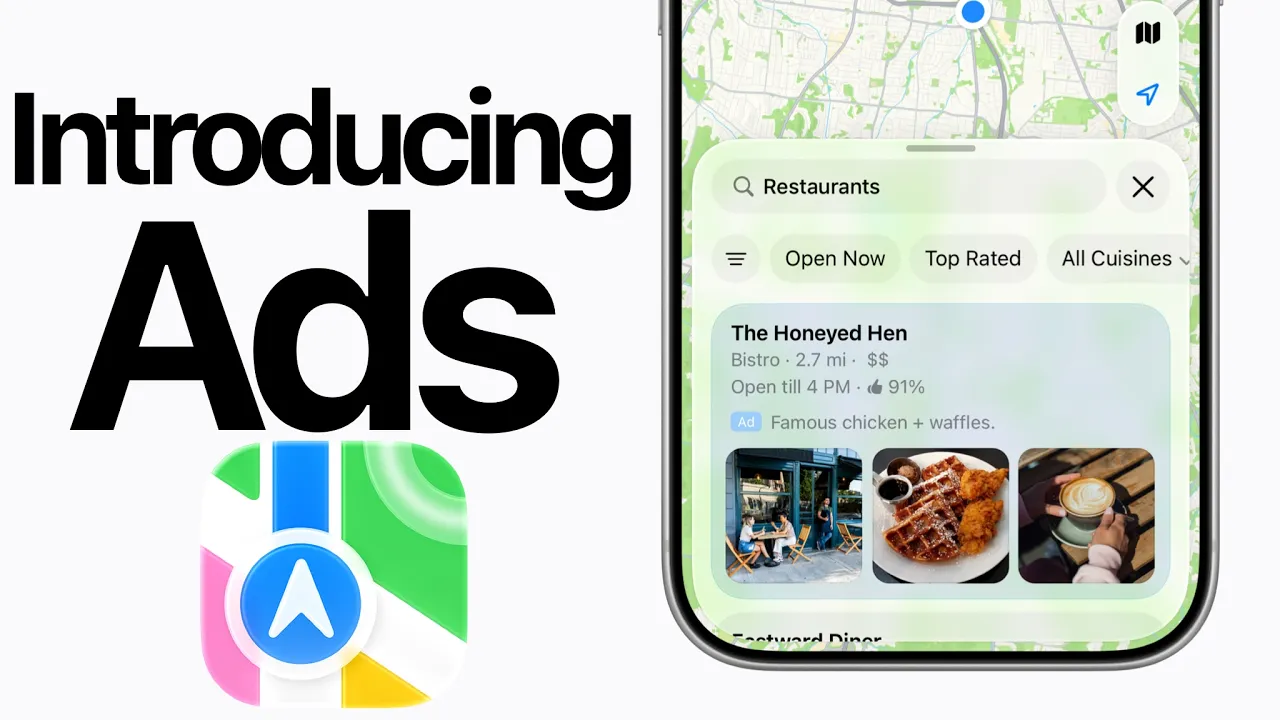 Apple Says Ads in Maps Are Coming...
