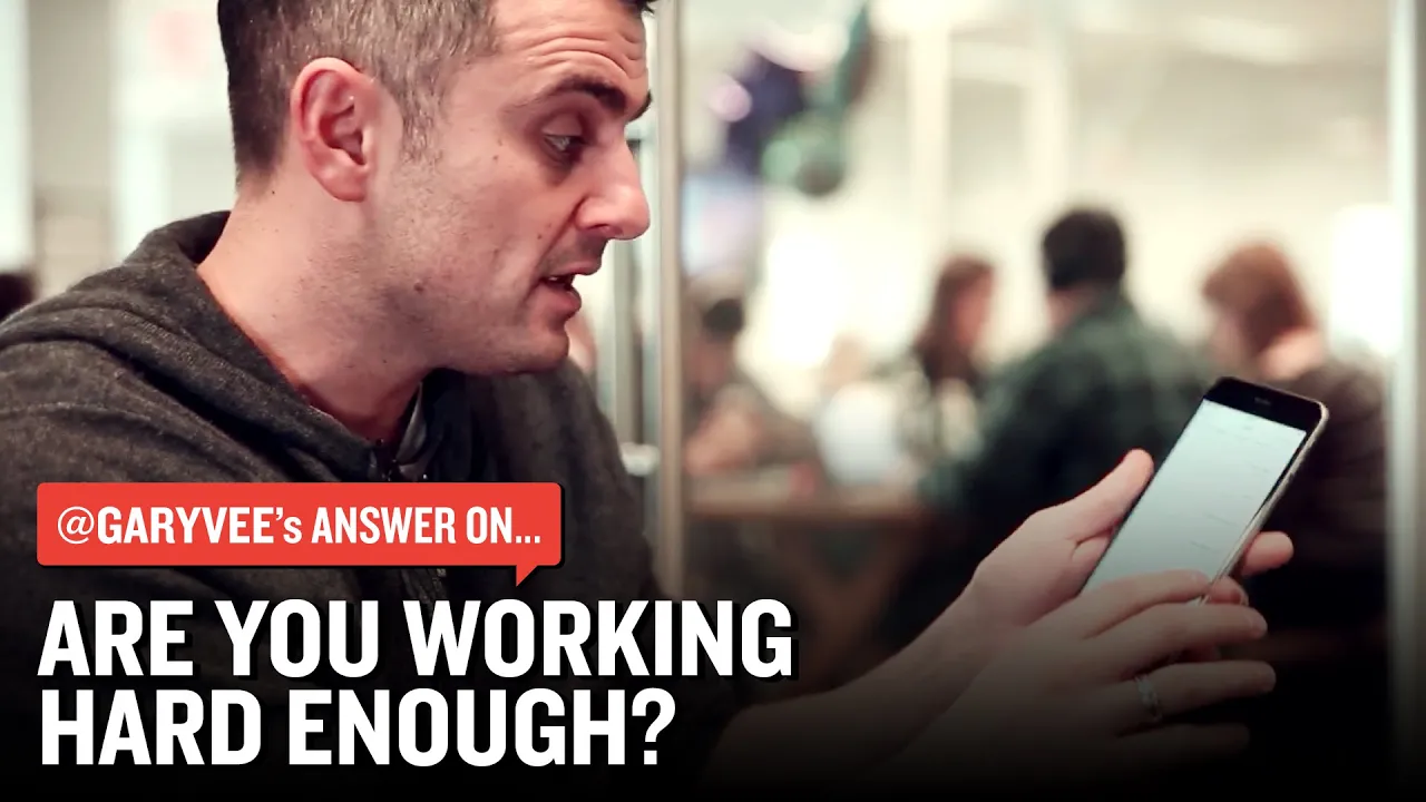 Are You Working Hard Enough?