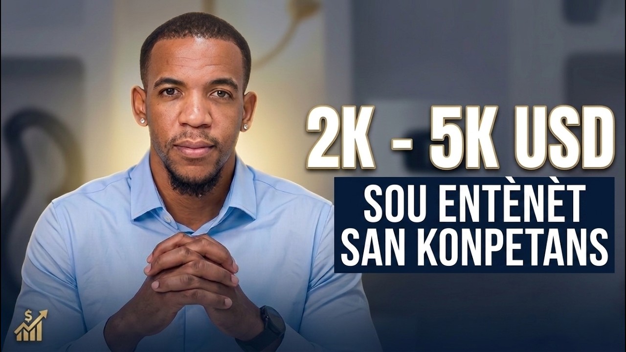 Men Kijan Ou Ka Fè 2 a 5000$ US mwa Ak Ajans Dijital | Etap pa Etap