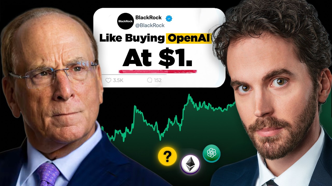Larry Fink - Most Powerful Man In Finance Buying These Crypto Coins (Like Buying OpenAI at $1)