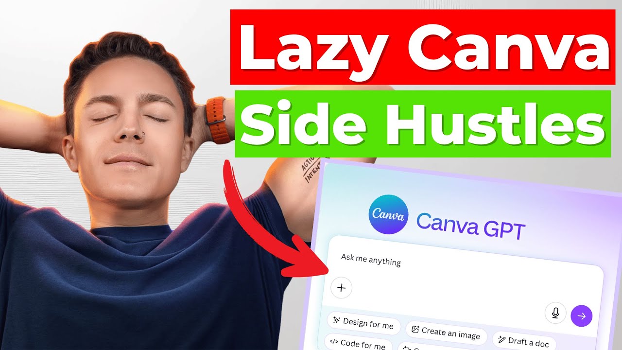 5 LAZY Ways To Use CANVA AI To Start An Online Business!
