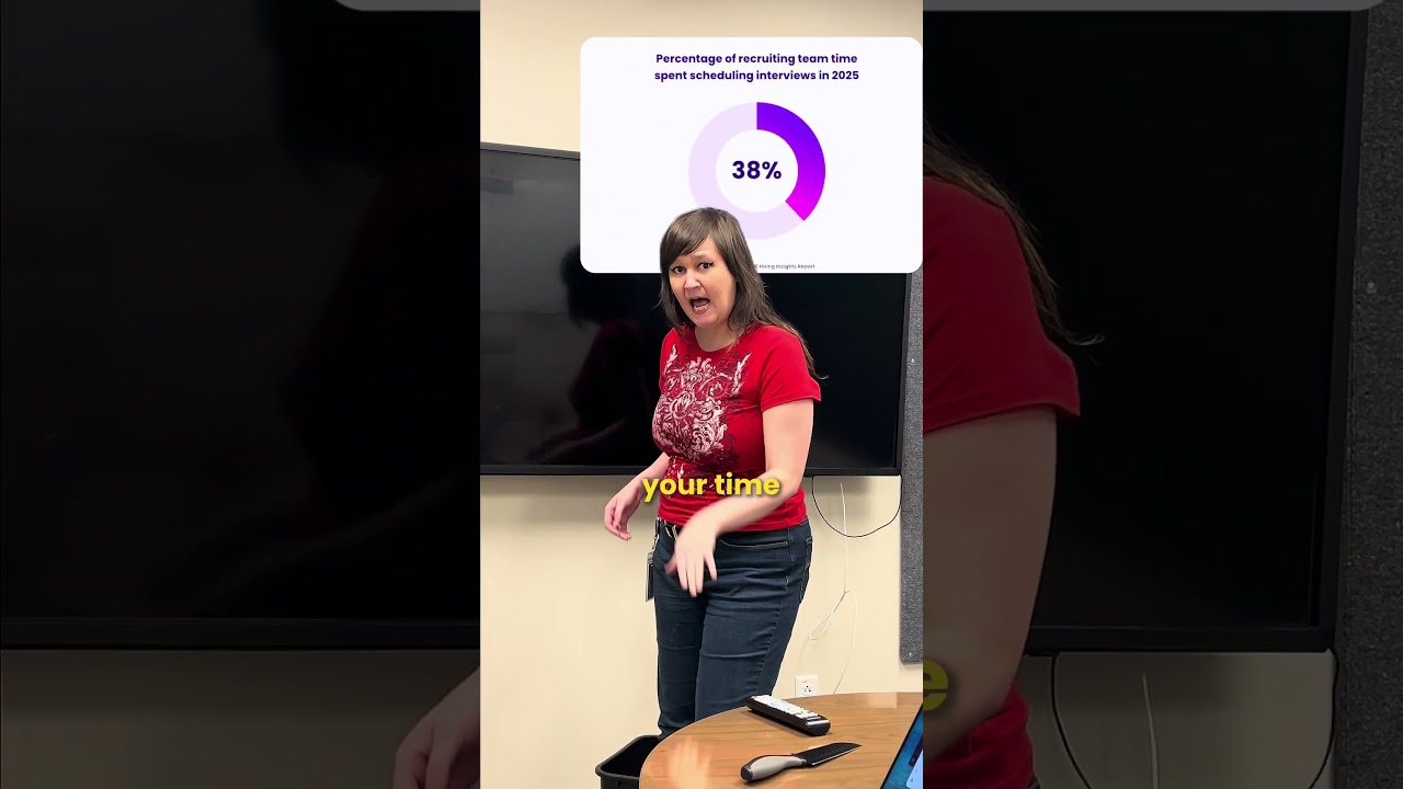 38% of your week is tied up in logistics. Let our Agent schedule your interviews.