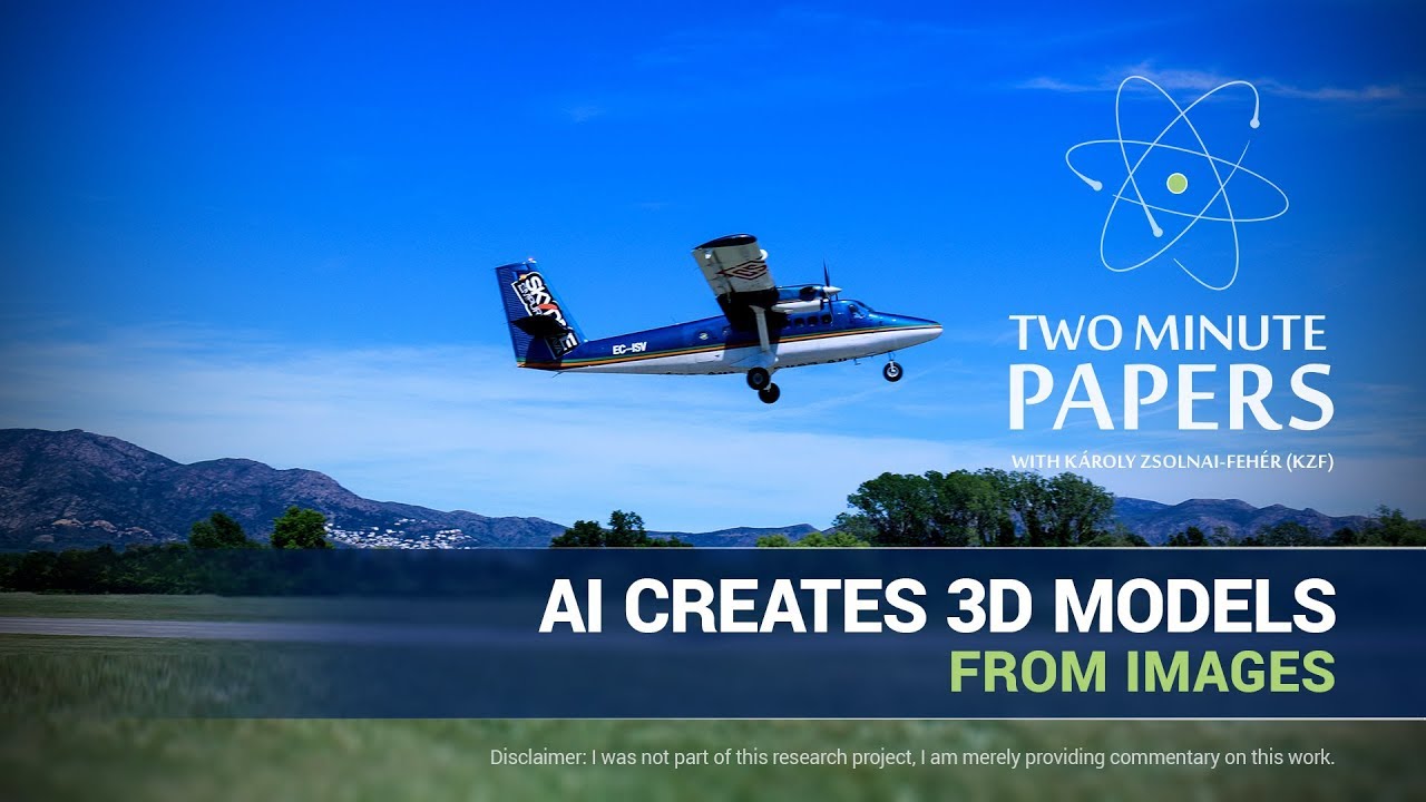AI Creates 3D Models From Images | Two Minute Papers #186