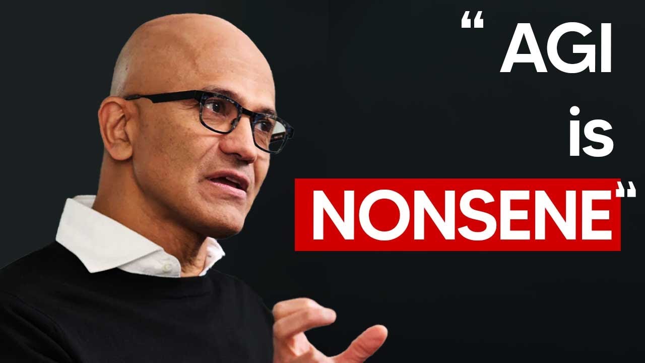 Microsoft CEO's Stunning Statement "AGI Is Nonsense"