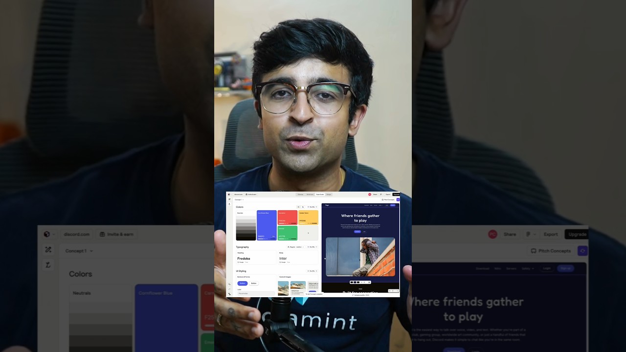 Logo to Website Design in 1 Click! - AI Web Design Tool #webdesign #relume #ai