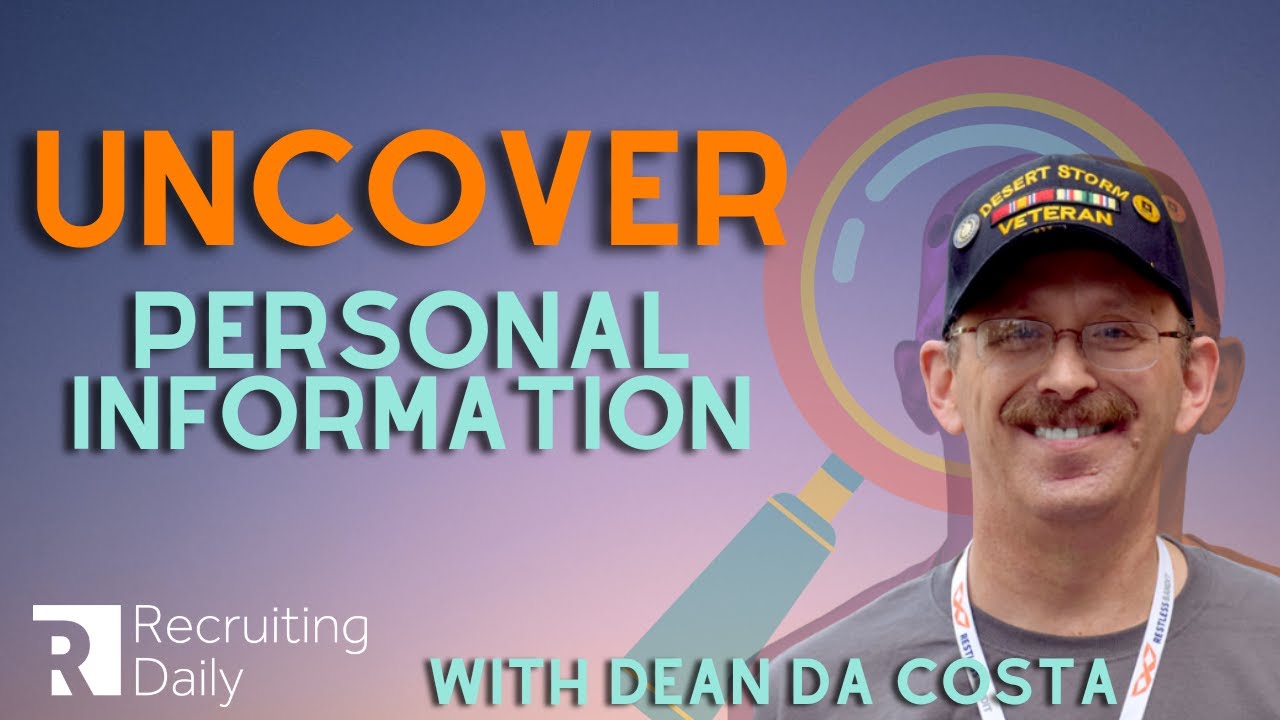 The Sourcing Toolbelt: The Ultimate Personal Information Source is MyLife with Dean Da Costa