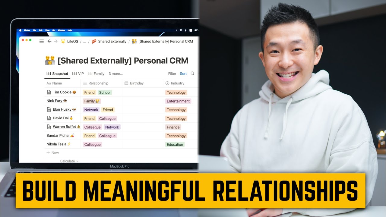 I Built a Personal CRM on Notion (template included)!