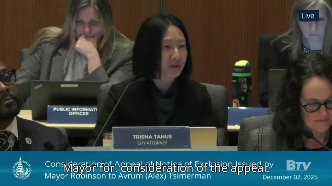 2025-12-02 Tsimerman Disrupts Bellevue City Council After Losing Appeal