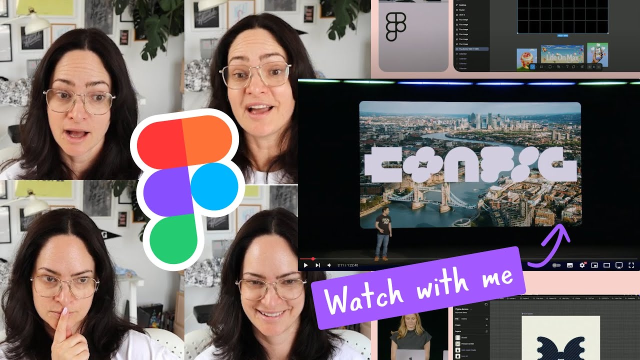 Brand designer reacts to new Figma features (Config keynote watch-along)