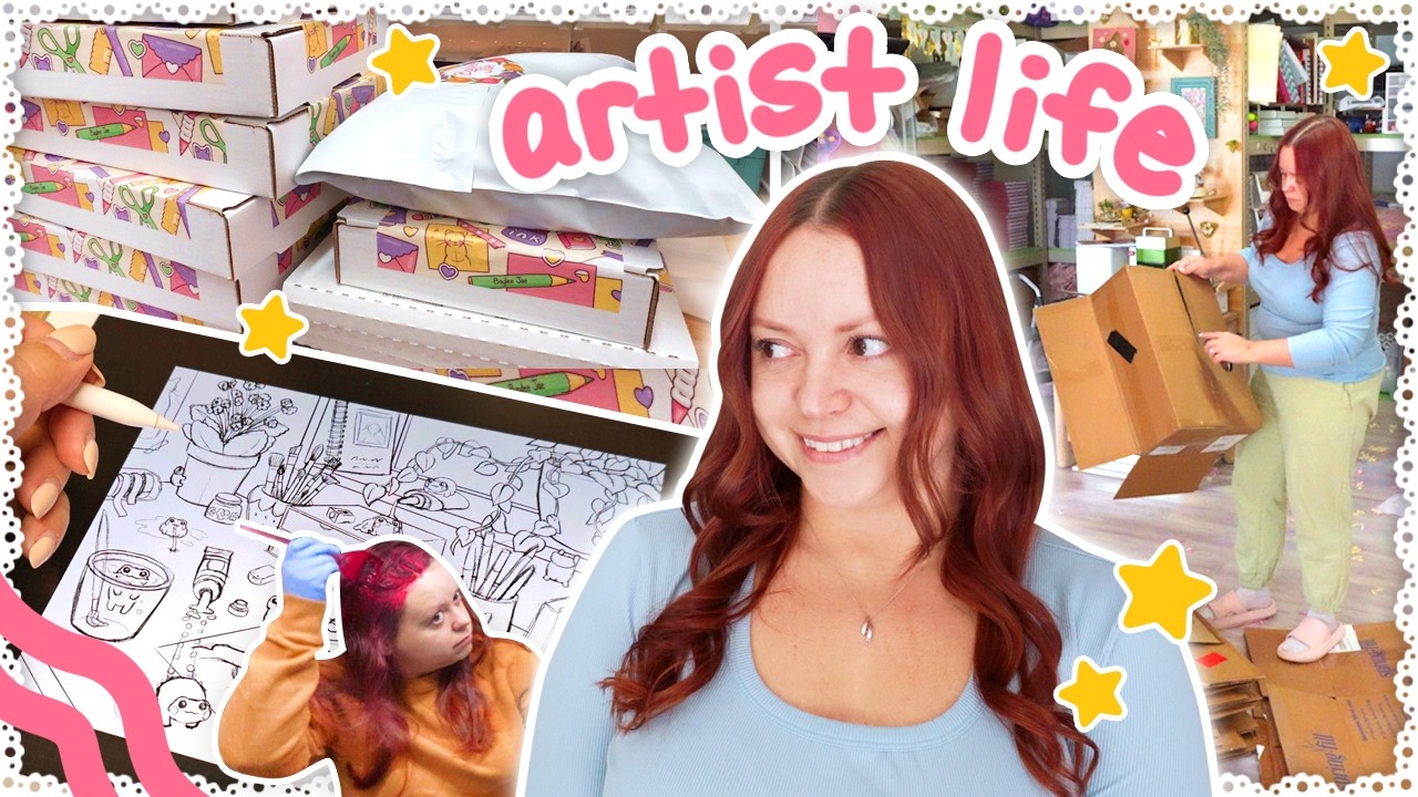 Tidy Time, Frogs & Food – Artist Life