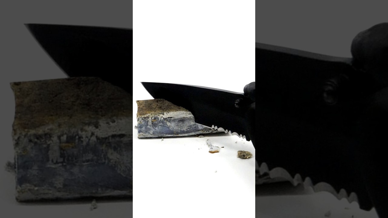 Potassium metal is like weird butter