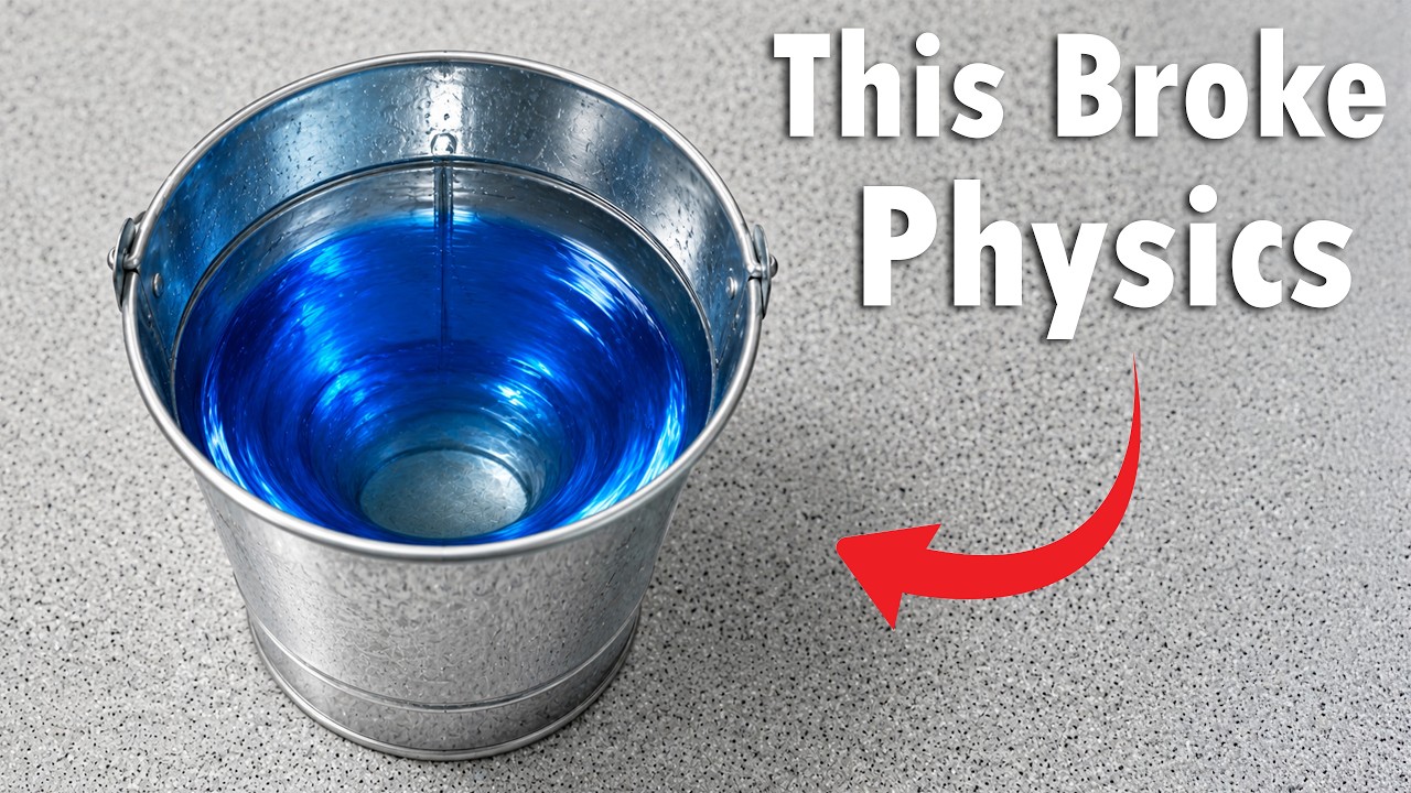 How Newton’s Bucket Changed Physics Forever