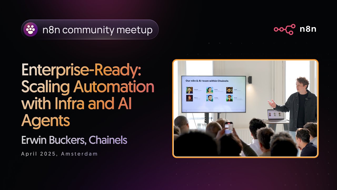 ‘Scaling Automation with Infra and AI Agents’ - from the Amsterdam Meetup (April 2025)