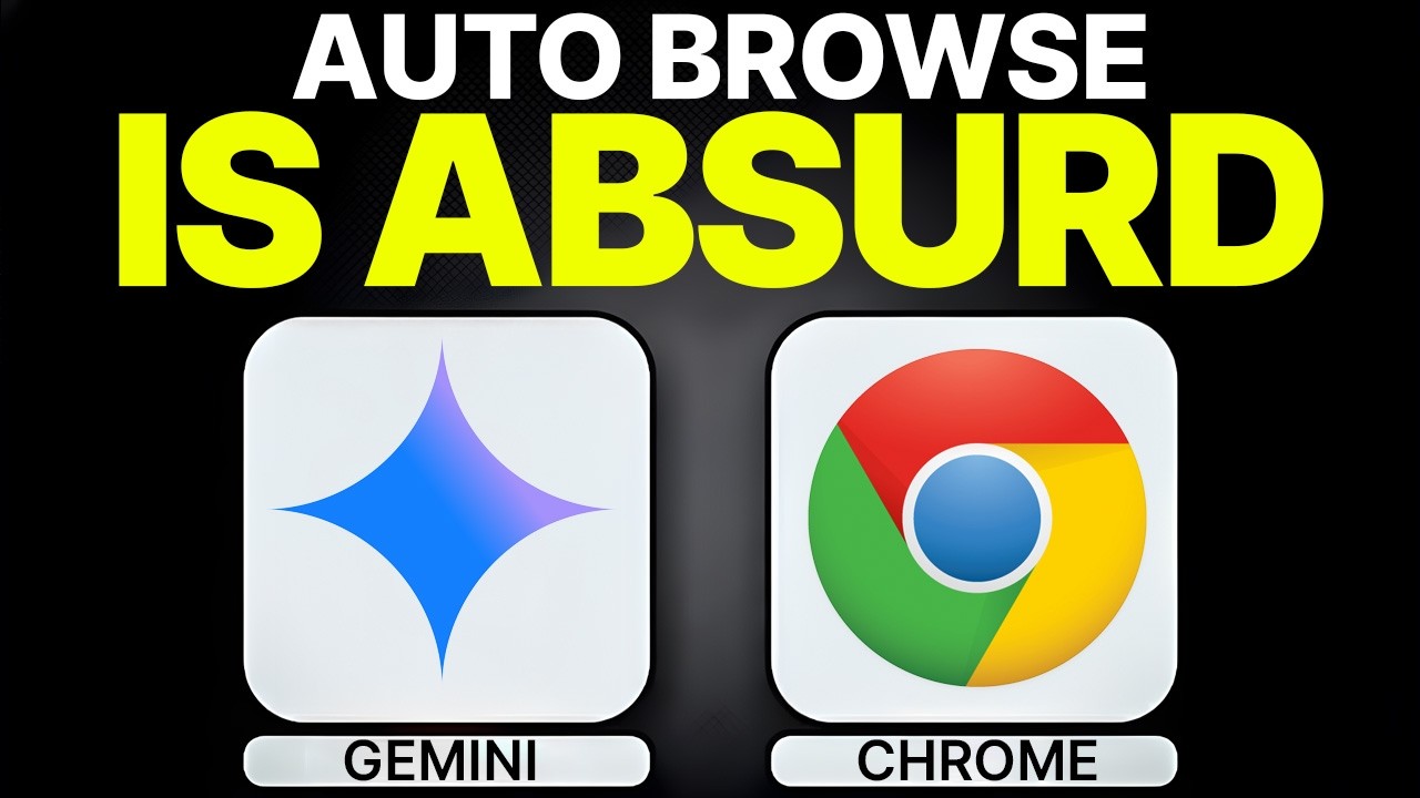 NEW Gemini Auto Browse Update is INSANE! 🤯