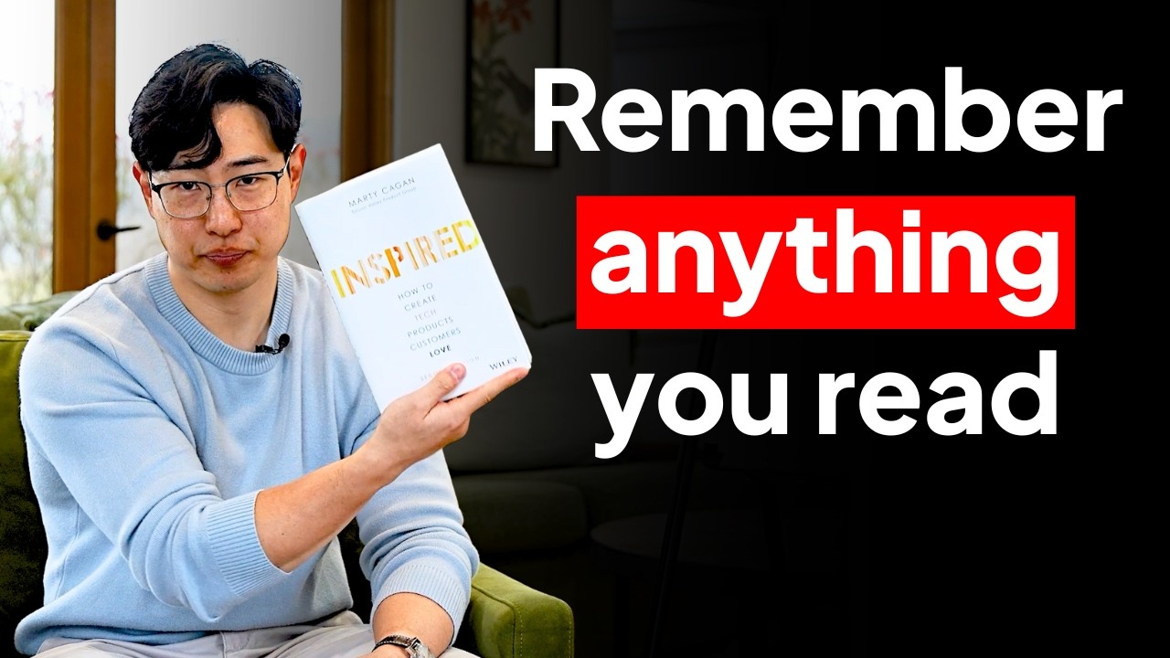 How to READ so that you ACTUALLY RETAIN Information (Live Lecture)