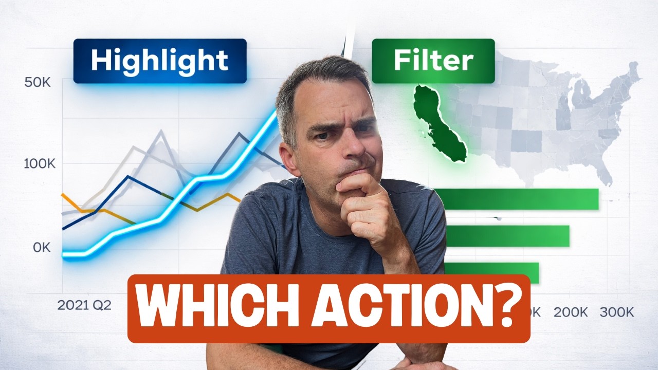 Highlight vs Filter Actions in Tableau: When Should You Use Each?