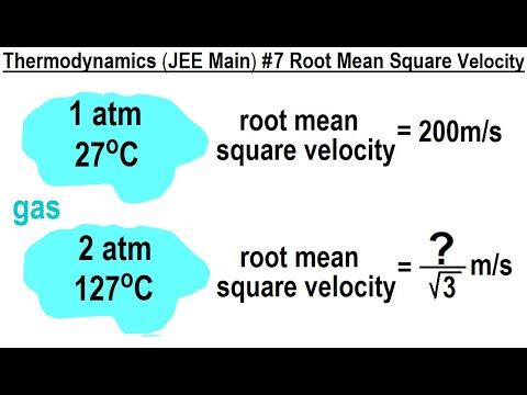 JEE Main Physics Thermodynamics #7 Root Mean Square Velocity