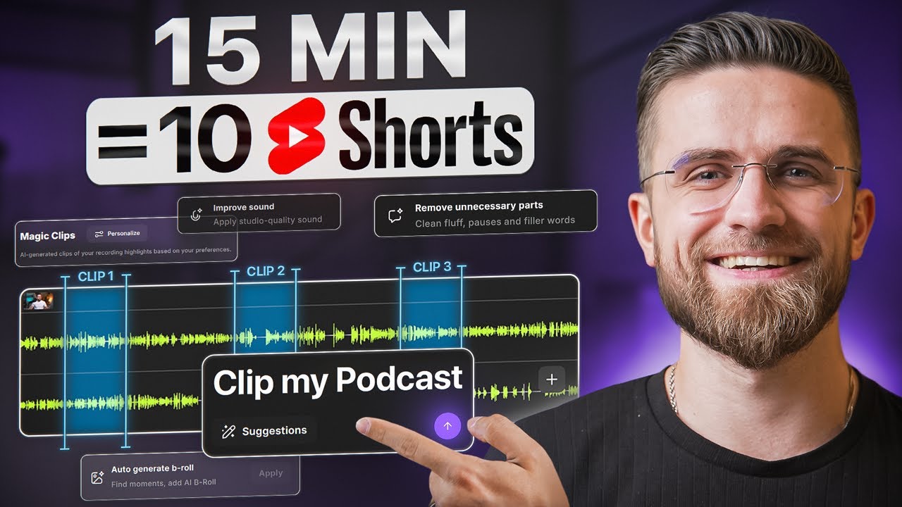 How to Make Podcast Clips for YouTube Shorts with AI Automatically (2026 Guide)