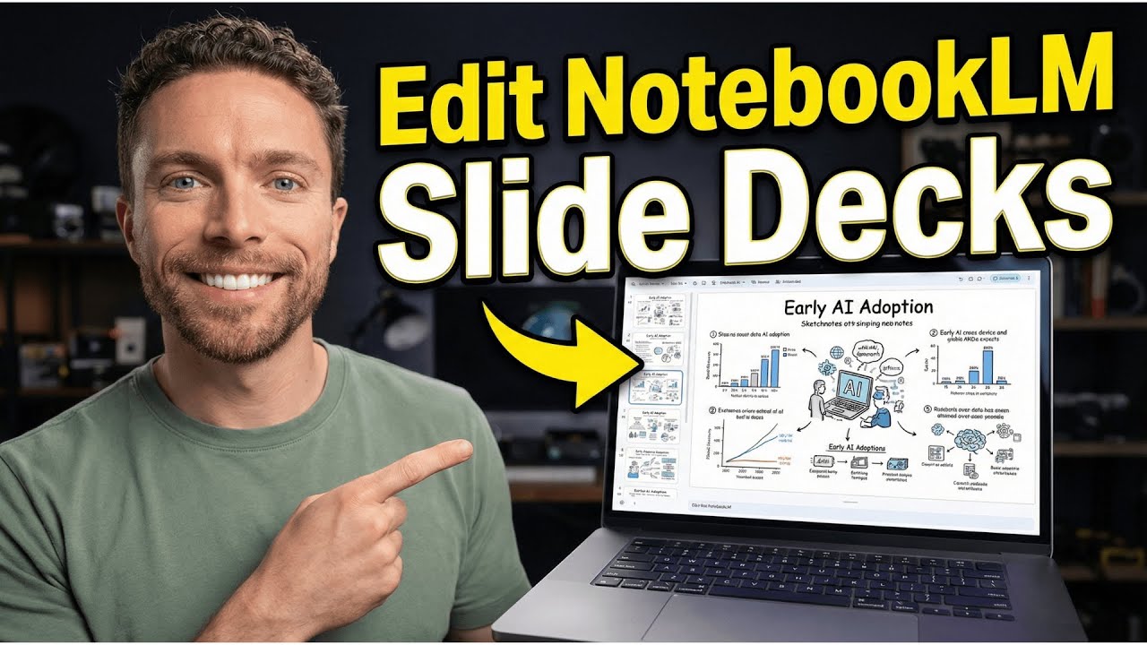 How To Make STUNNING Slide Decks With NotebookLM! (+ How To Edit Them)