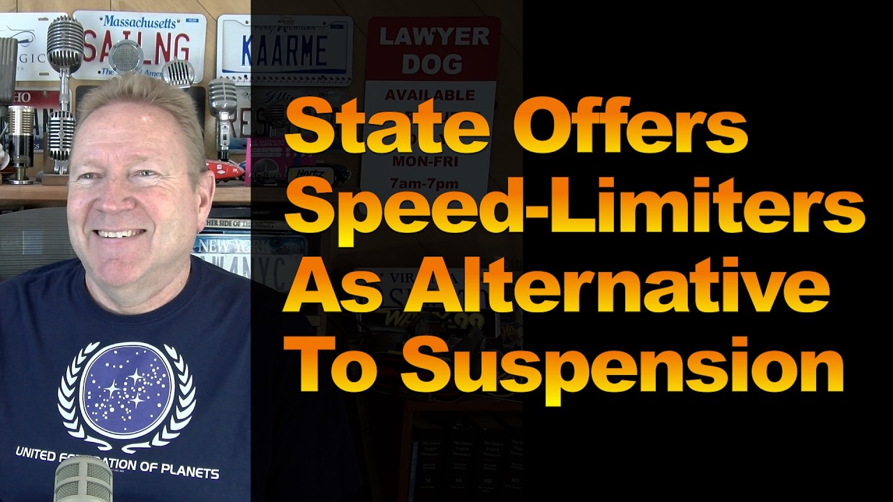 State Offers Speed-Limiters as Alternative to Suspension