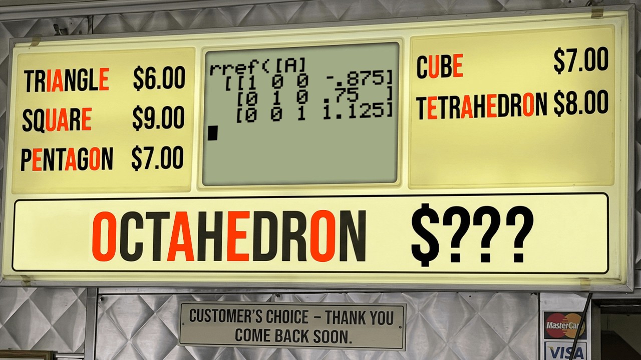 Consonants Are Free. What Does "Octahedron" Cost?