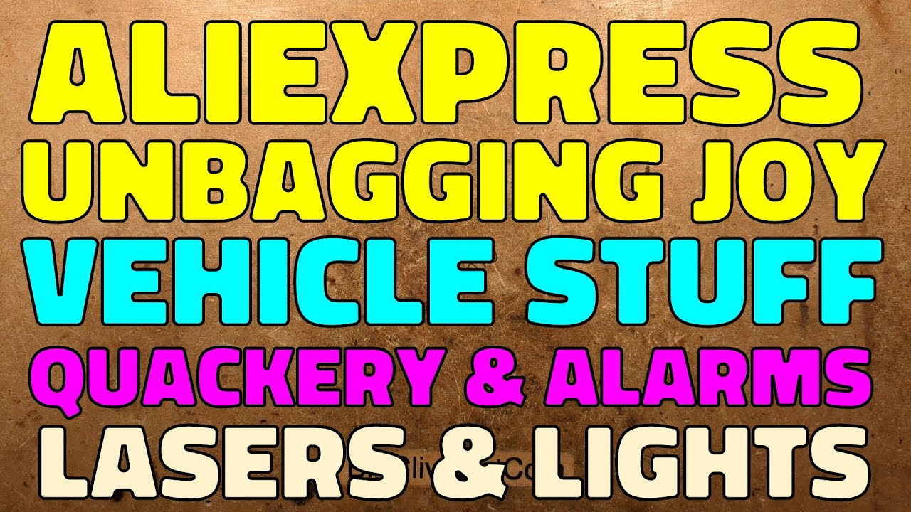 AliExpress unbagging joy - Vehicle stuff, load tester, quackery