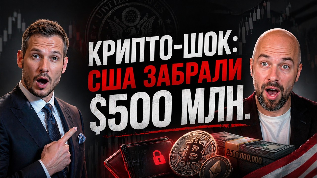 КРИПТО-ШОК: США ЗАБРАЛИ $500 МЛН / ЦБ СКУПАЮТ ЗОЛОТО / КУДА УШЛИ ОБЪЕМЫ БИТКОИНА?
