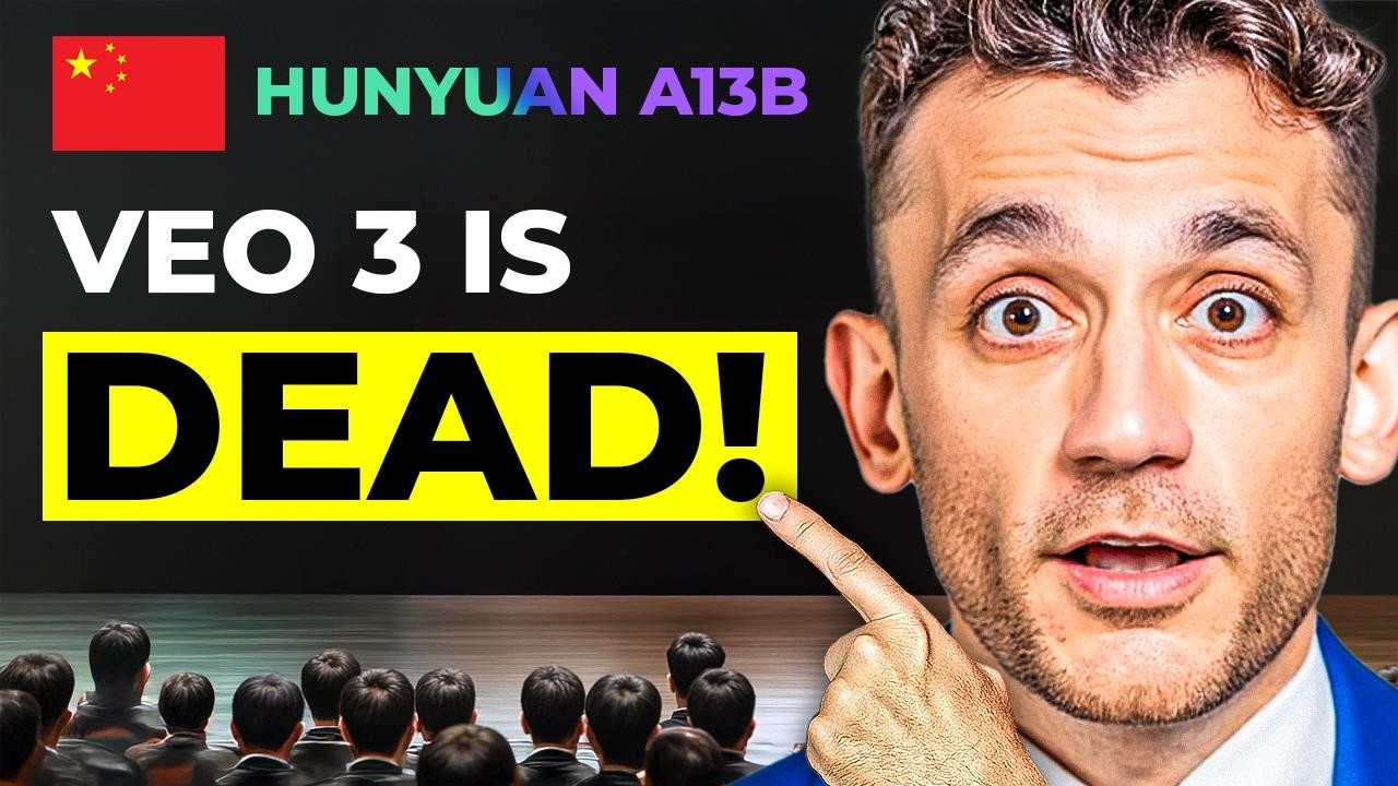 Hunyuan-A13B: NEW Chinese AI DESTROYS Google Veo 3? (FREE!)