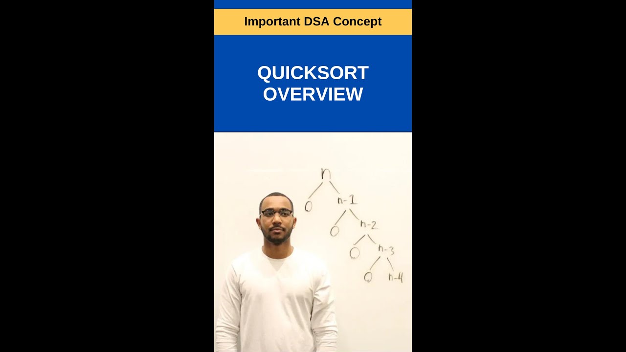 Coding Interview | QuickSort Overview #shorts #datastructures #codinginterview