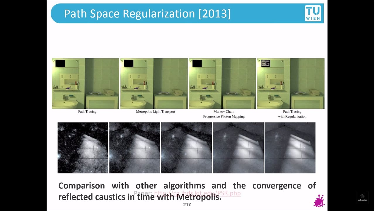 TU Wien Rendering #36 - Vertex Connection and Merging, Path Space Regularization