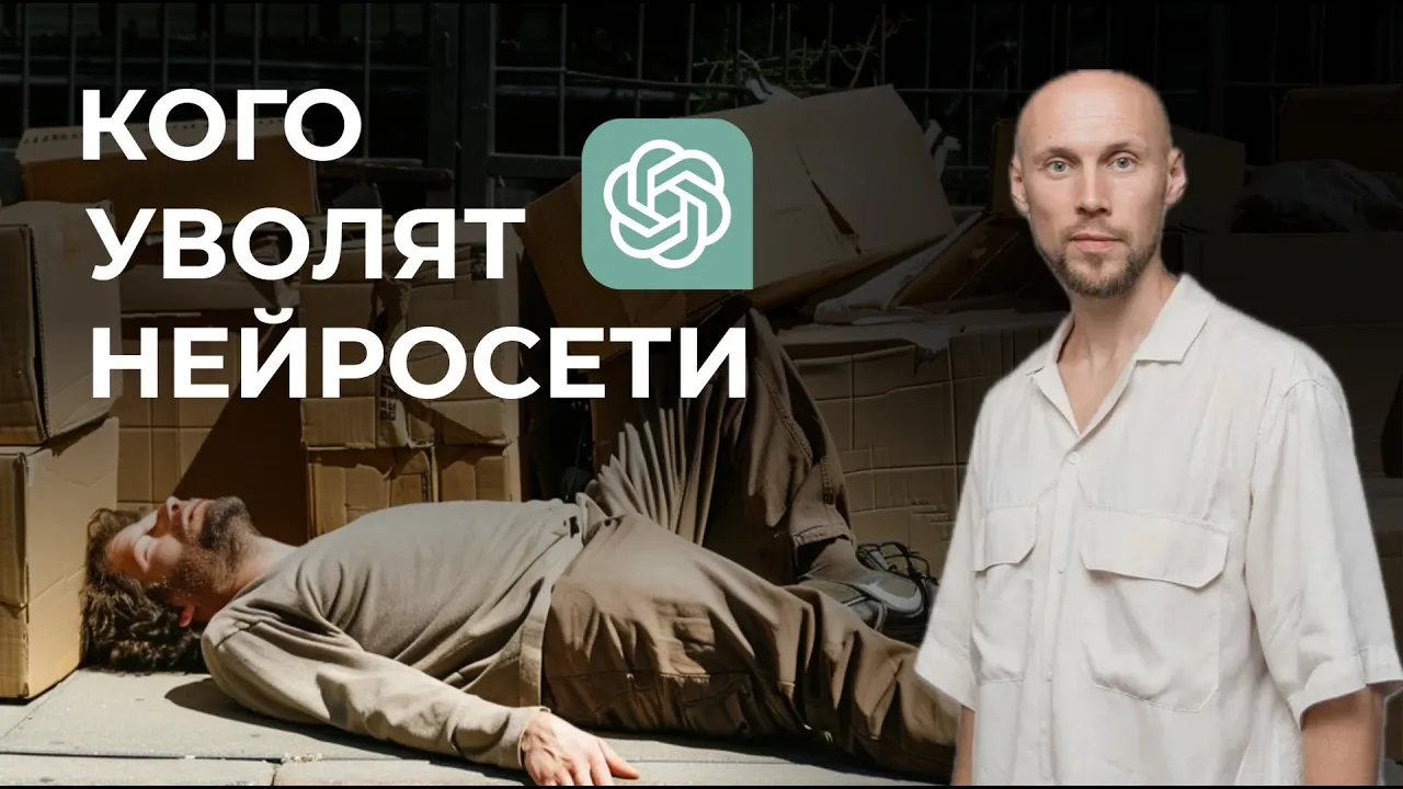 Нейросети от А до Я. У кого ИИ ЗАБЕРЕТ РАБОТУ? А кому удвоит доход. Бесплатный курс по нейросетям