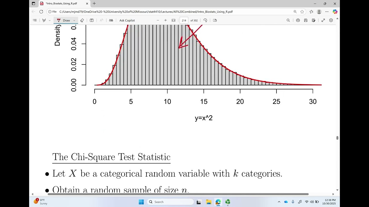[bsr43] Introduction to Biostatistics: Chapter 12  Analysis of Frequencies (part 1/5)