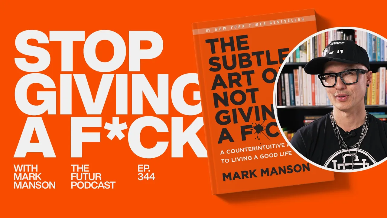 How Comfort will actually RUIN your life  w/ @IAmMarkManson  | The Futur Podcast Ep. 344