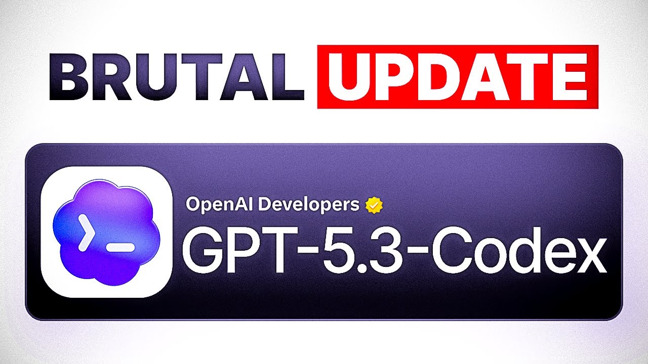 New ChatGPT 5.3 Codex Update Is INSANE!