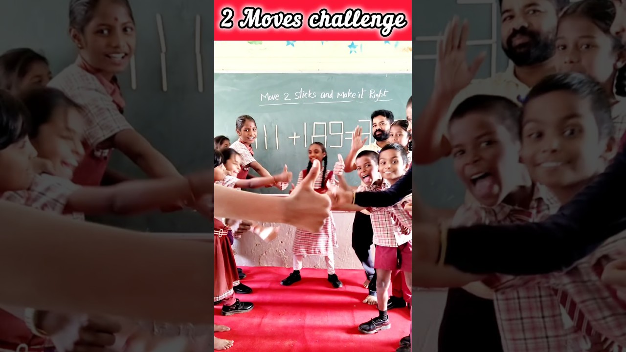 2 Moves challenge #challenge #education #maths #students #school #youtubeshorts