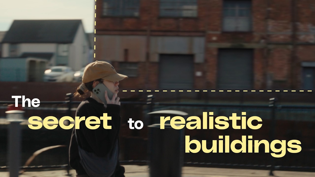 Advanced set extensions: replacing buildings with invisible VFX