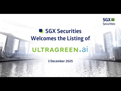 UltraGreen.ai Listing Ceremony – 3 December 2025