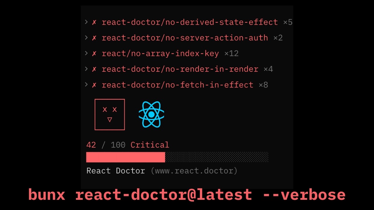 Fix Your React.js Slop With react-doctor