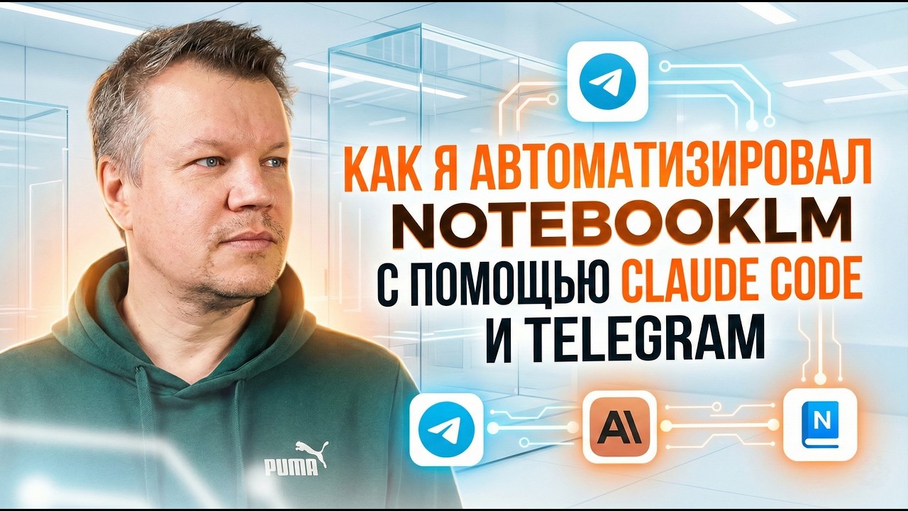 NotebookLM на максимум: автоматизация через Claude Code и Telegram